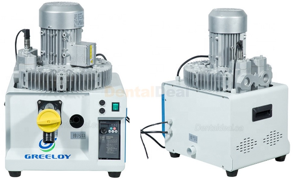 Greeloy GS-03F 1200L/Min High Volume Portable Dental Suction Unit Vacuum Pump (Frequency Conversion Motor)